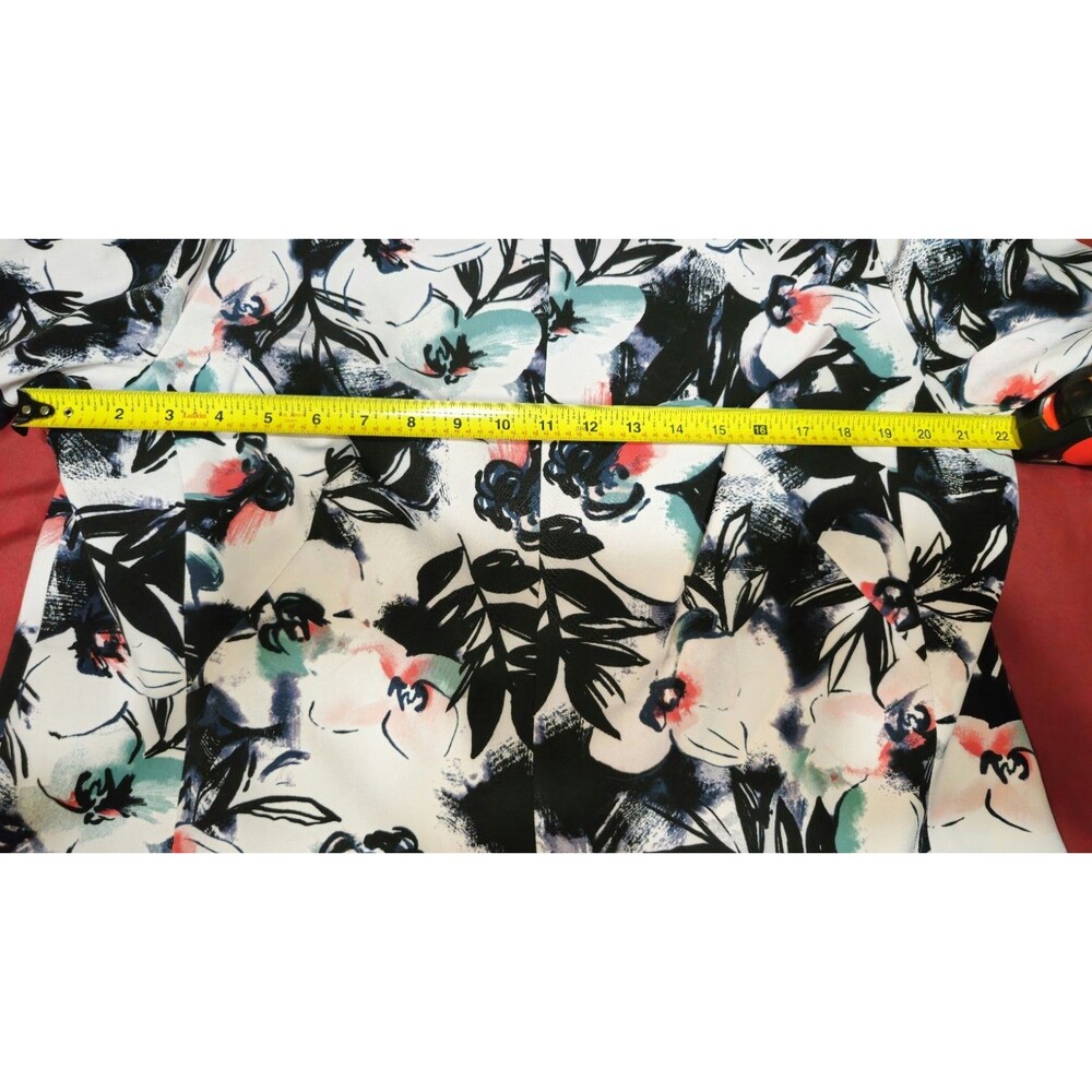 Lane Bryant Open Front Bell Sleeve Blazer Women's Plus Size 18/20 Floral Lined - Picture 8 of 10
